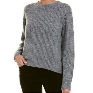 Vince Wool Alpaca Blend Grey Sweater